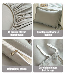 Gao Ke ağır düz renk tüylü kaymaz yatak kapakları ve otel ve bakım evleri için koruyucuları birçok boyutları mevcut - Product Image 5