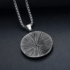Vintage Stainless Steel <b>Horus</b> <b>Eye</b> Pendant <b>Necklace</b> | Ancient Egyptian Symbol Men's Rose Gold Plated Link Chain Trendy <b>Necklace</b> - Product Image 4