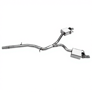 Convient pour <span class=keywords><strong>Audi</strong></span> A5 B9.5 2.0T berline à quatre roues motrices, tuyau d'échappement haute performance en acier inoxydable, système d'échappement silencieux - Product Image 1