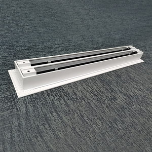 Vente chaude outils de CVC Aluminium <span class=keywords><strong>Air</strong></span> Supply <span class=keywords><strong>Plafond</strong></span> Vent T Bar Réglable Ventilation linéaire Fente Diffuseur <span class=keywords><strong>déflecteur</strong></span> et Registre - Product Image 1