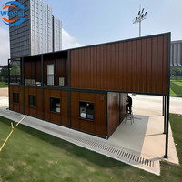 Maison modulaire préfabriquée WinFair Panama de 20 pieds à double étage avec toilettes pour unité d'habitation secondaire/annexe