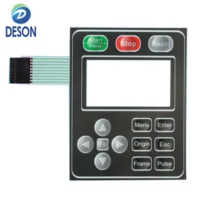 Deson switch sunroof control light led remote button digital elliptic membrane 6 switch panel flat button keypad