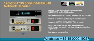 (D7i <span class=keywords><strong>Pro</strong></span>) Décodeur vidéo IP UHD 4K H.265 monocanal Telecom <span class=keywords><strong>IPTV</strong></span> - Product Image 2