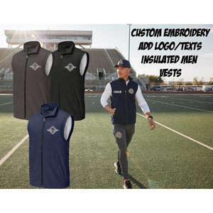 CUSTOM personalizado bordado hombres Jst57 aislado impermeable al aire libre Chaleco con texto de logotipo adicional - Product Image 5