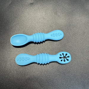 Nueva Cuchara de Silicona para Bebés, Ecológica, Libre de BPA, para la Primera Etapa de Alimentación, No Tóxica, Resistente al Calor, Cuchara de Entrenamiento - Product Image 2