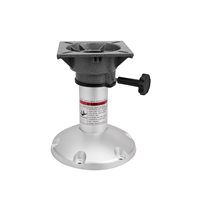 HANSE MARINE – socle réglable en Aluminium fixe/manuel/pneumatique pour siège de bateau