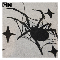 Suéter de tela de araña informal para hombre, Jersey de punto con hombros caídos, manga larga, elegante, invierno, Otoño, Jersey de punto a la moda