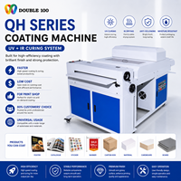 Machine de revêtement UV automatique nouvelle génération Double100 série QH pour ateliers d'impression et emballage papier |   Pulvérisateur professionnel à haute efficacité