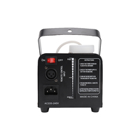 Machine à fumée de scène miniature 500W avec télécommande et LED pour mariage, fête, DJ