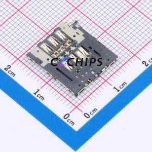 KP13TS-6S-SF(800) <b>SIM</b> <b>Card</b> Connector Connector <b>Card</b> Tray Type Nano <b>SIM</b> <b>Card</b> <b>Card</b> <b>Holder</b> 1.2mm - Product Image 2