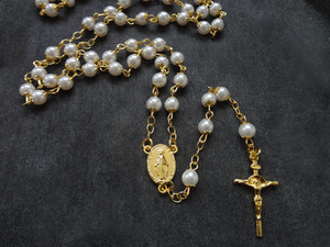 Europe and the United <strong>States</strong> Fashion Religious Jewelry <strong>Catholic</strong> 59 Beads Beads Pedestal Pure Handmade Cross Necklace