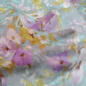 Nueva Tela <span class=keywords><strong>de</strong></span> Chifón <span class=keywords><strong>de</strong></span> Seda con Diseño Floral Elegante y Delicado, Suave al Tacto, para Ropa, Faldas y Bufandas <span class=keywords><strong>de</strong></span> <span class=keywords><strong>Mujer</strong></span> - Product Image 5