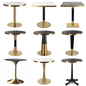 Factory Price <strong>Black</strong> Marble Gold Coffee <strong>Table</strong> - Product Image 1