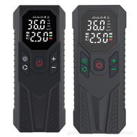 12V Digital Display Wireless Cordless Car Air Tyre Compressor Tire Inflator Tire Pressure Monitor Emergency Light Plastic