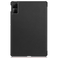 Pour Xiaomi Redmi Pad SE Custer couleur pure étui pour tablette en cuir à 3 volets
