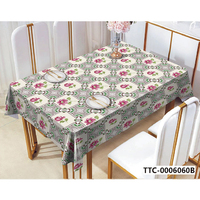 Nappe de table en PVC écologique, non toxique, durable, résistante à la chaleur, imperméable, résistante à l'huile, surface lisse, pour usage domestique