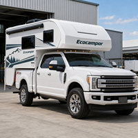 2026 Ecocampor Meilleure Vente : Camping-car amovible pour pick-up, design moderne, léger, robuste, en aluminium, pour l'aventure, directement de l'usine