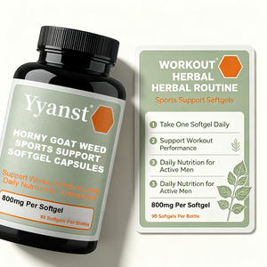 Gélules de soutien sportif à base de plantes Horny Goat Weed 800mg 90pcs – Performance sportive et nutrition quotidienne pour hommes actifs – Complément alimentaire à base de plantes - Product Image 3