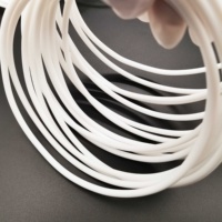 Joint torique industriel en PTFE blanc, résistant à la corrosion, joint d'étanchéité résistant à la chaleur pour processus chimiques, prix usine