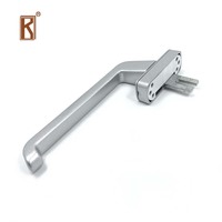 Manija de horquilla de aleación de aluminio moderna para ventanas abatibles de aluminio Manija de ventana de bloqueo de todo tipo de excelente calidad