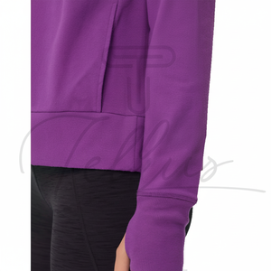 Sudadera de Invierno Personalizada para Mujer, 100% Algodón, Logotipo Frontal Personalizable - Product Image 1