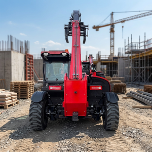 Chariot télescopique de 2,5 tonnes de marque Trustworthy Factory, avec levée de 6 m, fourches, benne et nacelle pour personnel, idéal pour flotte de location - Product Image 1
