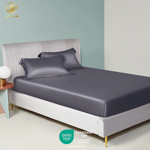 Siêu Mềm Giá Tốt Lụa Gối Trường Hợp 2 Gói Nguyên Lụa Tấm Duvet Bìa 1 Bộ Tùy Chỉnh Comforter Bộ Đồ Giường Lụa Sang Trọng - Product Image 1