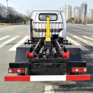 Chinese famous brand hook arm lifting garbage truck