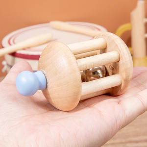 Ensemble d'instruments de musique en bois Offre Spéciale Juguetes jouer du tambour <span class=keywords><strong>Harmonica</strong></span> castagnettes piano sensoriel jouet Montessori pour enfants unisexe - Product Image 5