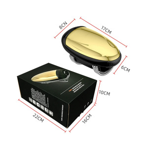 Facial <b>Massager</b> <b>Electric</b> Vibrating Rechargeable USB Type C Gold Color For Barbershops And Hair Salons - Product Image 2