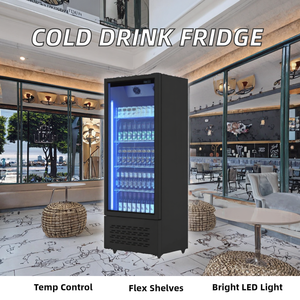 Supermarket Single Door Commercial Beverage Cooler <strong>Fridge</strong> Bar <strong>Beer</strong> Cold Drink Display Refrigeration Equipment Single-Temperature - Product Image 2