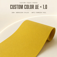 Papier tactile personnalisé 300g double face en pure pâte de bois, différence de couleur inférieure à 1.0, couleur personnalisée, format personnalisé, feuille