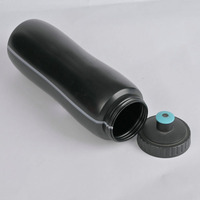 Nouvelle bouteille d'eau pour vélo de 32 oz (1000 ml) en plastique PP sans BPA, bouteille d'eau à presser pour VTT avec logo personnalisé
