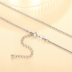 Collana a Catena Osso di Serpente in Acciaio Inossidabile Stile Minimalista Gioielli Unisex alla Moda per Uso Quotidiano - Product Image 1