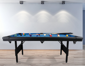 Meja kolam Billiard kustom pabrik 2025 diskon besar-besaran bahan MDF 6FT/7FT multifungsi permainan biliar meja kolam renang - Product Image 2