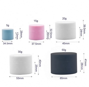 Hot Selling Matte Cream <b>Jar</b> Cosmetic Sub-bottling 5g 15g 20g 30g 50g Cosmetic Packaging Container <b>Plastic</b> <b>Jar</b> - Product Image 4