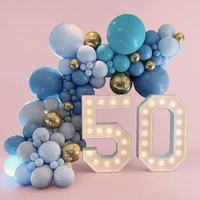 Lettres lumineuses Koncept OEM ODM pour mariage, alphabet de 4 pieds, enseignes lumineuses LED pour décoration de fête