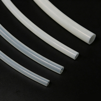 Tuyau en PTFE pur blanc translucide, tube en téflon à diamètre intérieur lisse, tuyau en PFA FEP résistant à la corrosion pour applications hydrauliques et chimiques