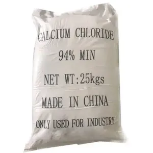 Anhydrous calcium chloride best price for 25kg bag packaging with pallets flakes
