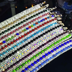 Nouvelle mode Bracelet complet en diamant pour femme mariée vêtements de mariage et accessoires génération cheveux - Product Image 2