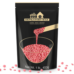 Chất lượng cao dừa gỗ đàn hương hồng Rose sáp cứng đậu không đau tóc loại bỏ hạt cho khuôn mặt bikini/thân mật - Product Image 1