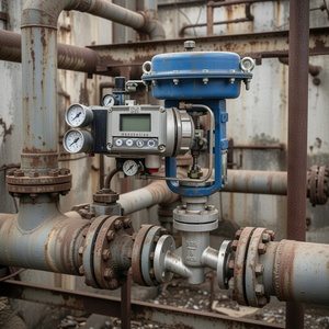 Contrôleur numérique intelligent Masoneilan série SVI II 4-20mA avec retour SVI2-21113121 21123121 en stock - Product Image 3