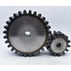 good quality steel C45 customized durable 1.5M 2M 3M 4M 5M 6M 8M small spur gear wheel