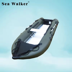 Gommone Gonfiabile Resistente all'Abrasione con Design Pieghevole Portatile, Include <span class=keywords><strong>Remi</strong></span> <span class=keywords><strong>per</strong></span> Uso di Soccorso d'Emergenza - Product Image 4