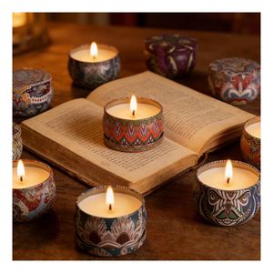 Kit de fournitures pour bougies parfumées industrielles : Cire de soja, cire d'abeille, pots, couvercles, huiles parfumées, écologiques, haute qualité pour usine - Product Image 2