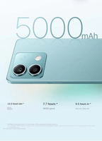 NOUVEAU Téléphone portable débloqué Redmi Note 13 Pro 5G d'origine, écran 6,67 pouces 1,5K, longue durée de vie de la batterie, smartphone Android