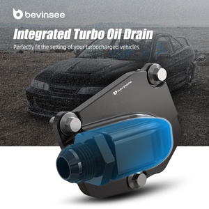 Cubierta de la Placa Tensora de Distribución BEVINSEE AN10 para Retorno de Aceite del Turbo K20 K24 para Motores Honda Acura RSX Serie K - Product Image 3