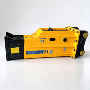 Martillo Hidráulico Silencioso Tipo Caja SOOSAN SB81, Nuevo Martillo para Roca, para Excavadoras de 18-26 Toneladas, Demolición de Roca Dura en Canteras - Product Image 1