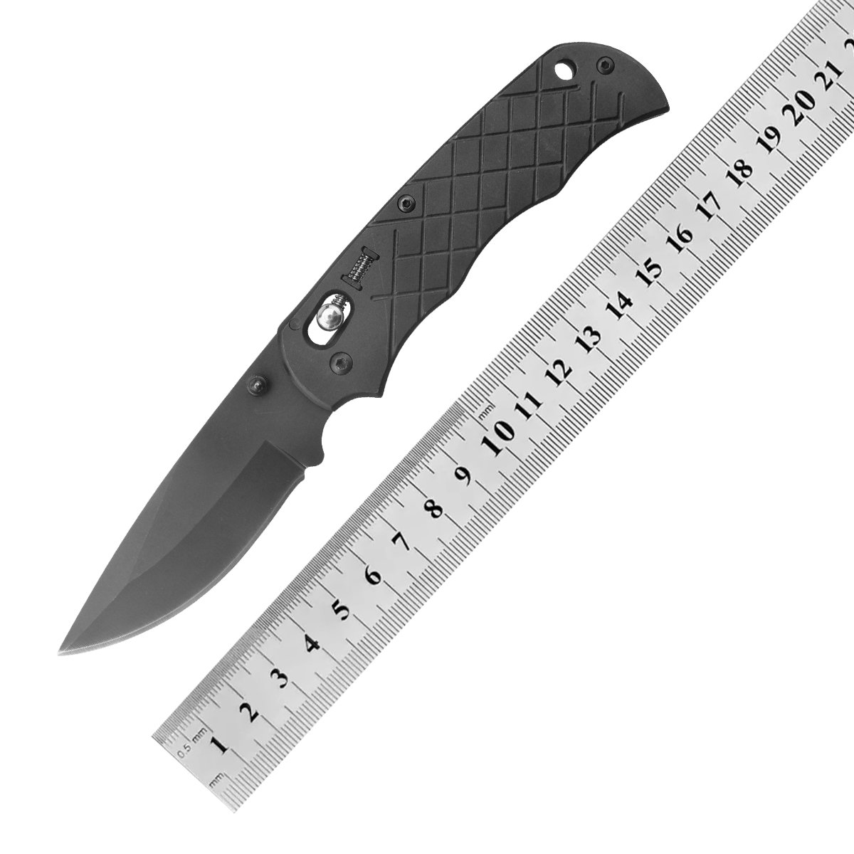 Coltello tascabile da campeggio esterno con chiusura ad asse in acciaio inossidabile AK-3162