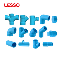 LESSO Thai Standard Tamaño personalizable Alta calidad Sin aditivos de metal pesado Seguridad Sanitario Plástico PVC Accesorios de tubería